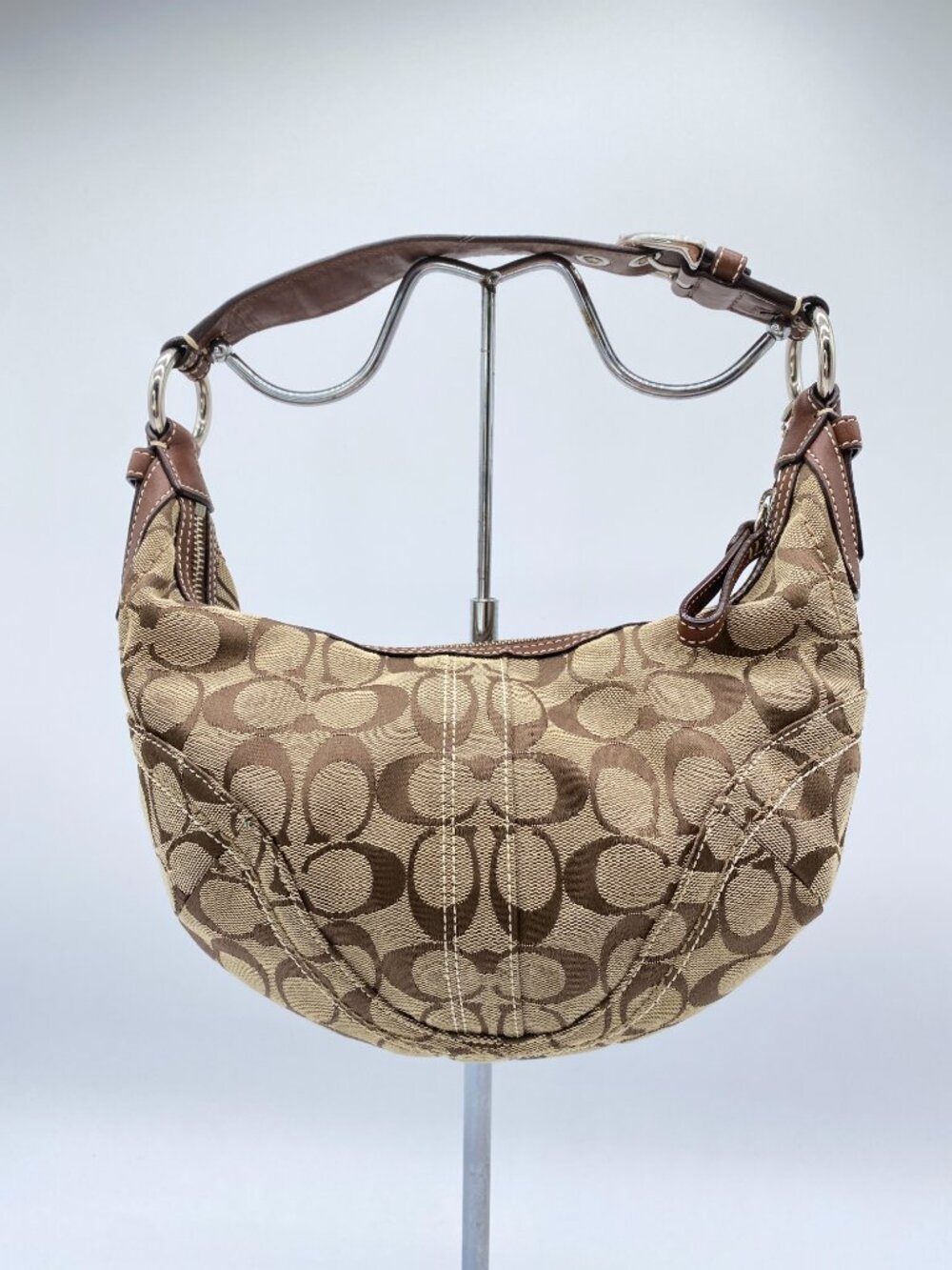 Coach Vintage Signature Soho Hobo 10073 Y2K Brown 🤎 Nicky - Picture 6 of 14